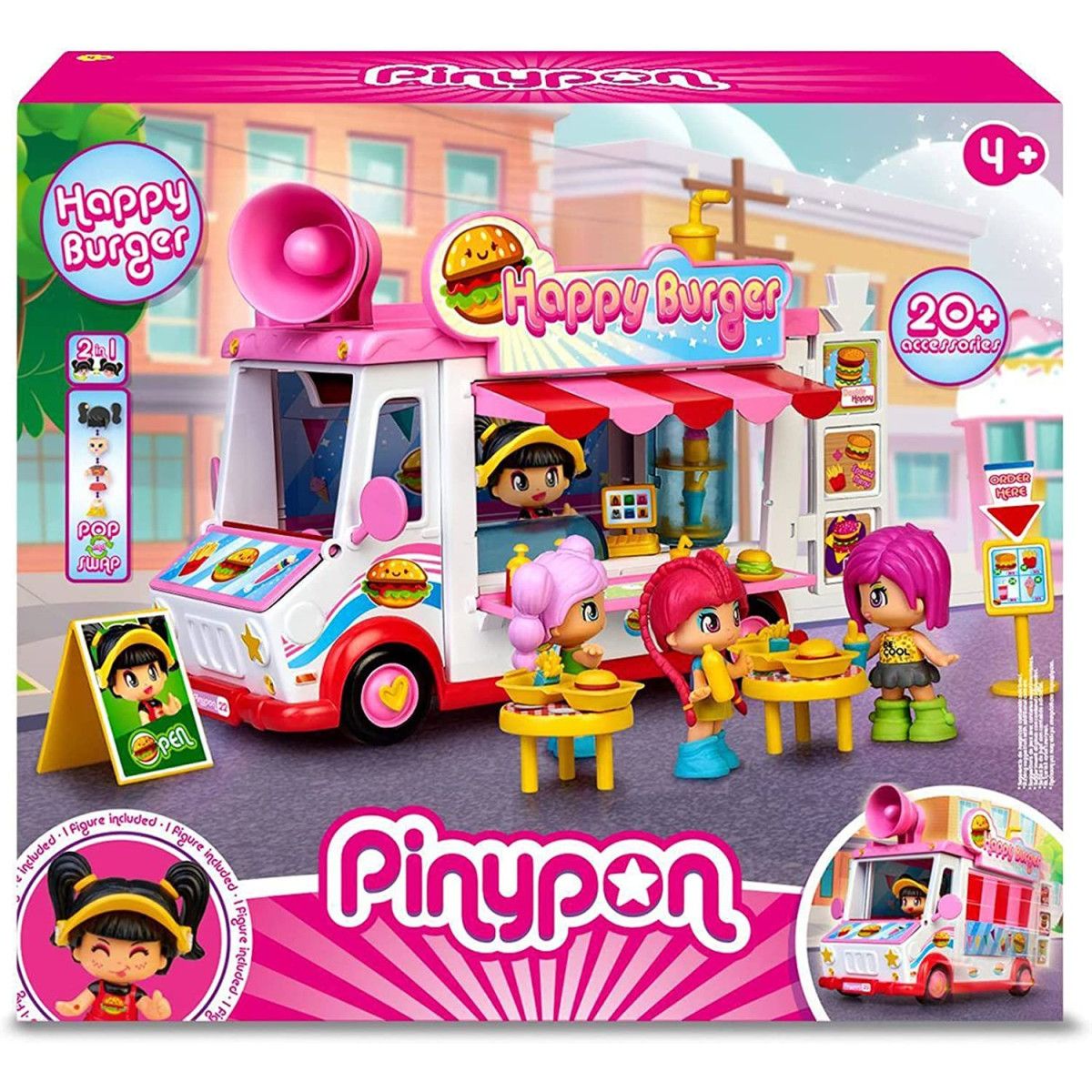 PINYPON HAPPY BURGER 700017210 TV - FAMOSA - CHILD - td-toys.it