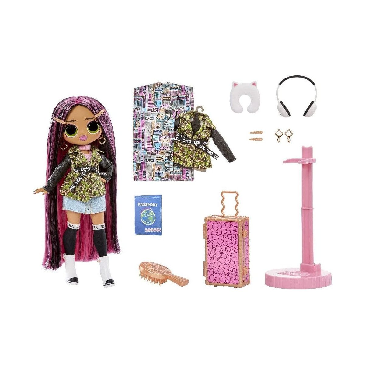 Lol Surprise Travel OMG fashion Doll City Babe - MGA - BAMBINA - td-toys.it