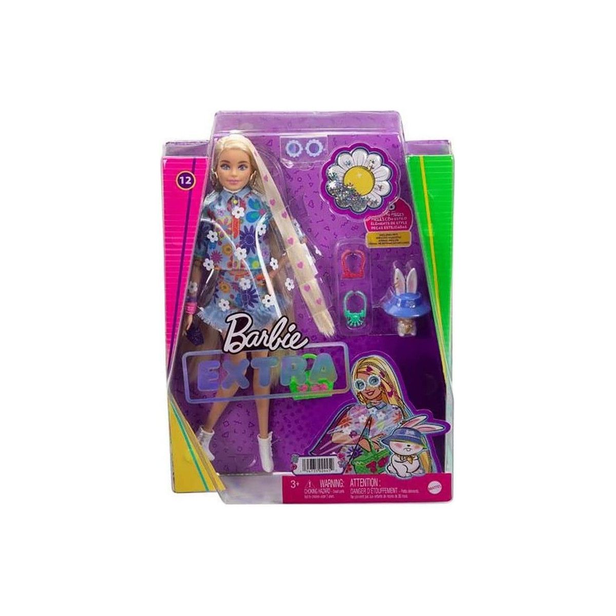 BARBIE EXTRA DOLL GRN27 - MATTEL - BAMBINA - td-toys.it