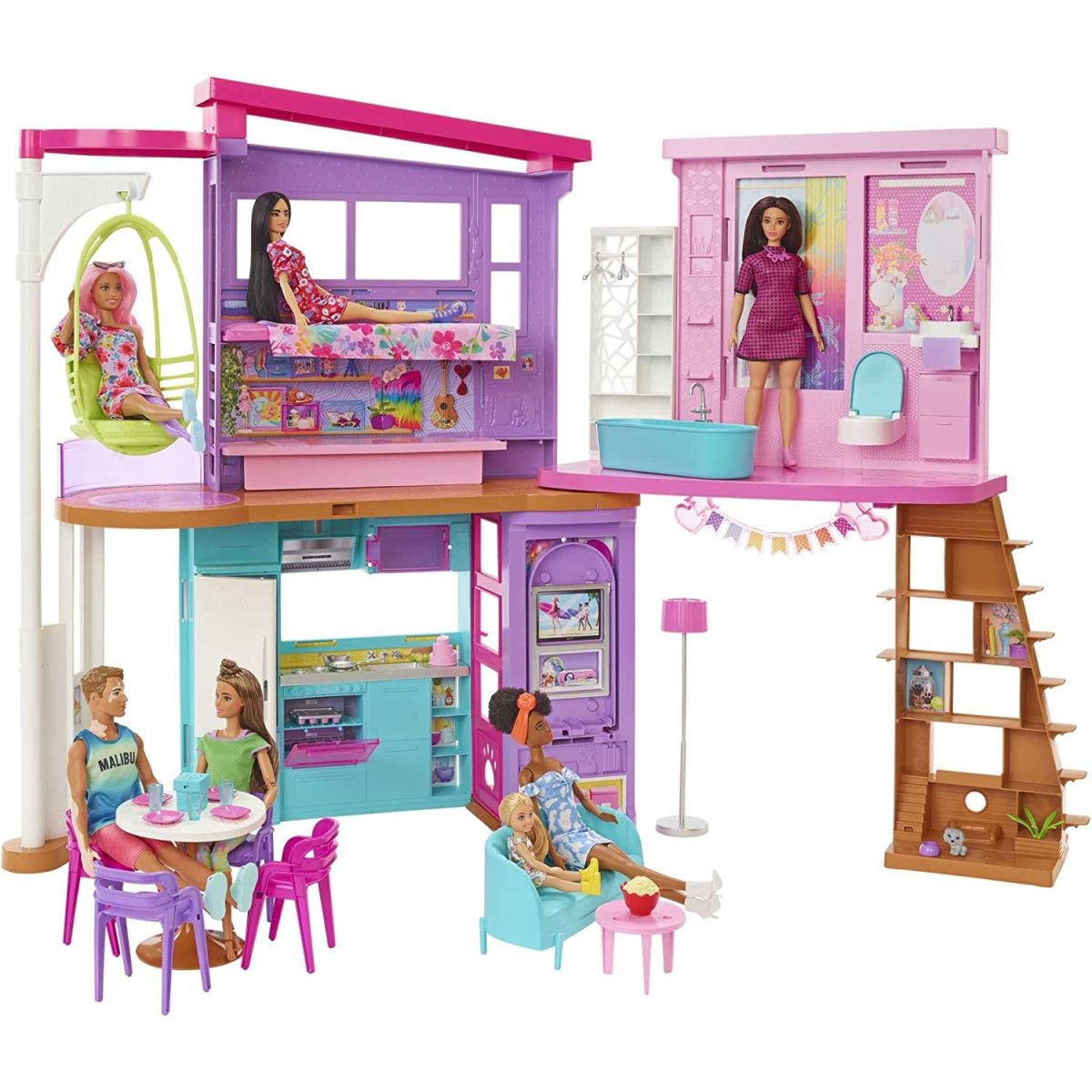 BARBIE CASA DI MALIBU NEW HCD50-BAMBINA