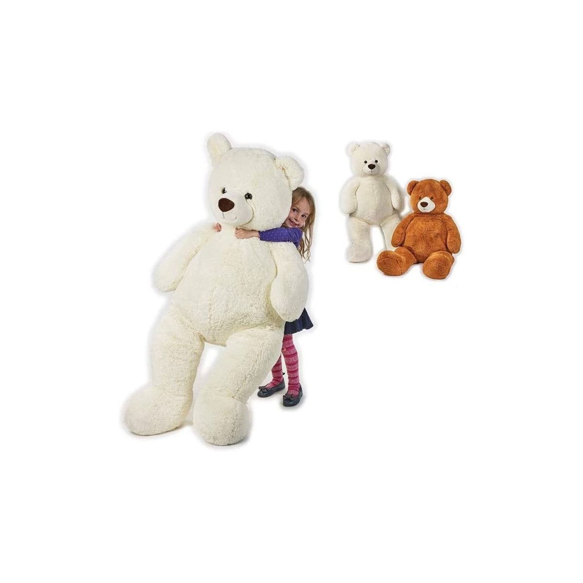 OTTO ORSO GIGANTE SEDUTO - VENTURELLI - PELUCHE - td-toys.it