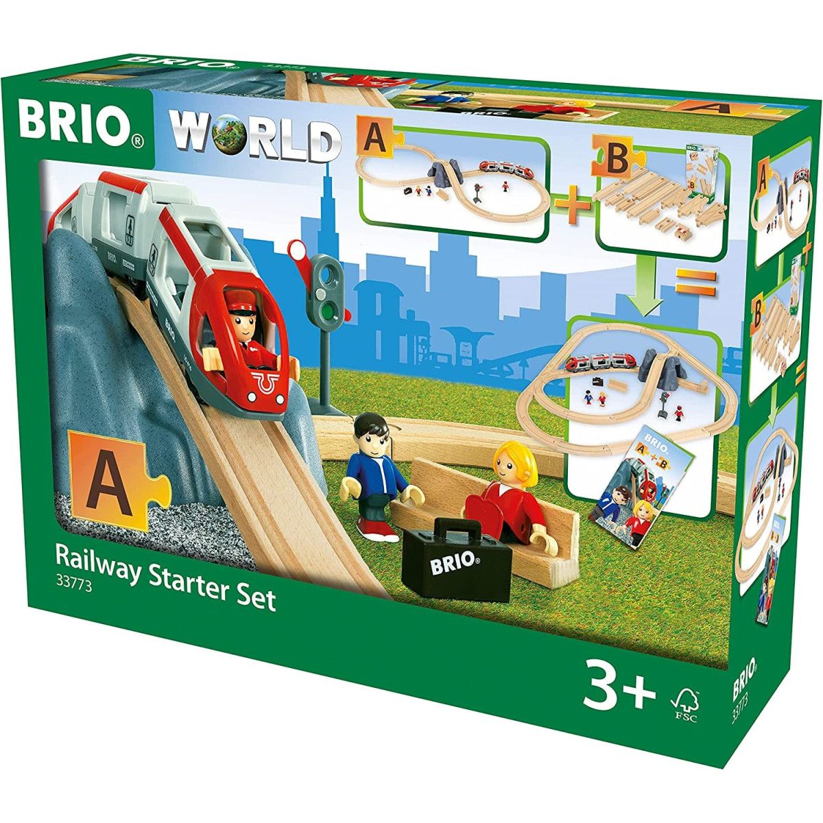 BRIO starter set ferrovia - BRIO - WOOD - td-toys.it