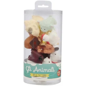 GIO 'BABY - Soft Animal FARM Tube 8 pieces - GIOCHERIA SPA - EARLY CHILDHOOD - td-toys.it