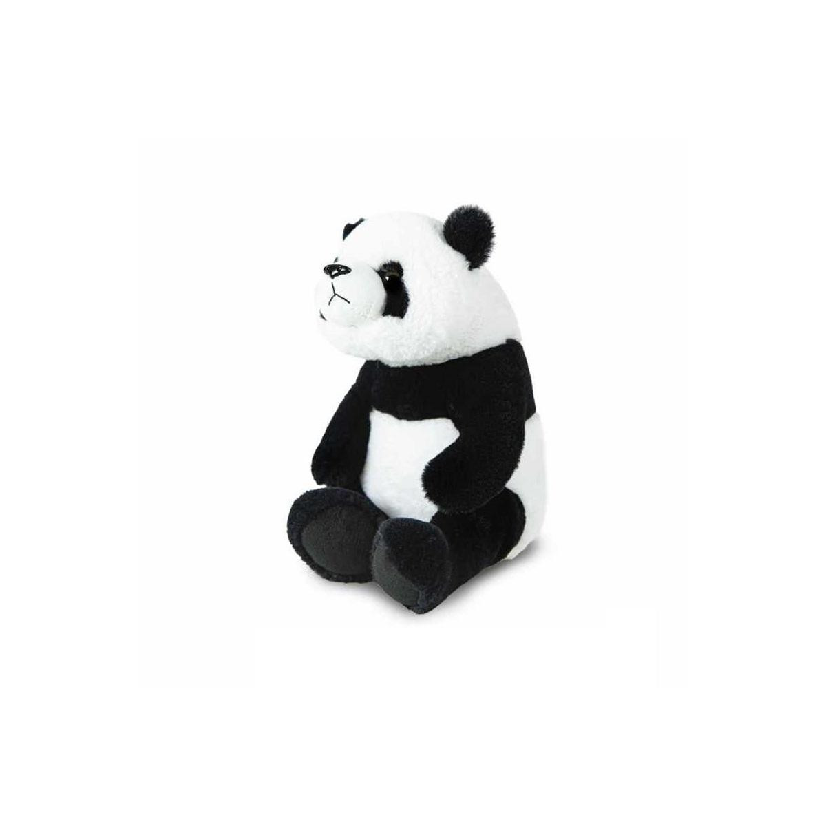 PANDA SEDUTO H28CM ECO-FRIENDLY - DE.CAR2 - TEDDY BEAR - td-toys.it