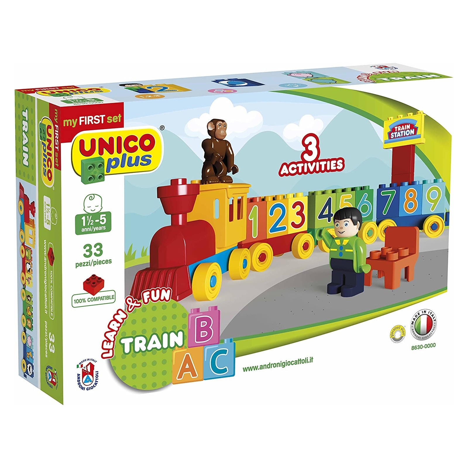 UNICOPLUS PRE SCHOOL TRAIN - - UNISEX - td-toys.it