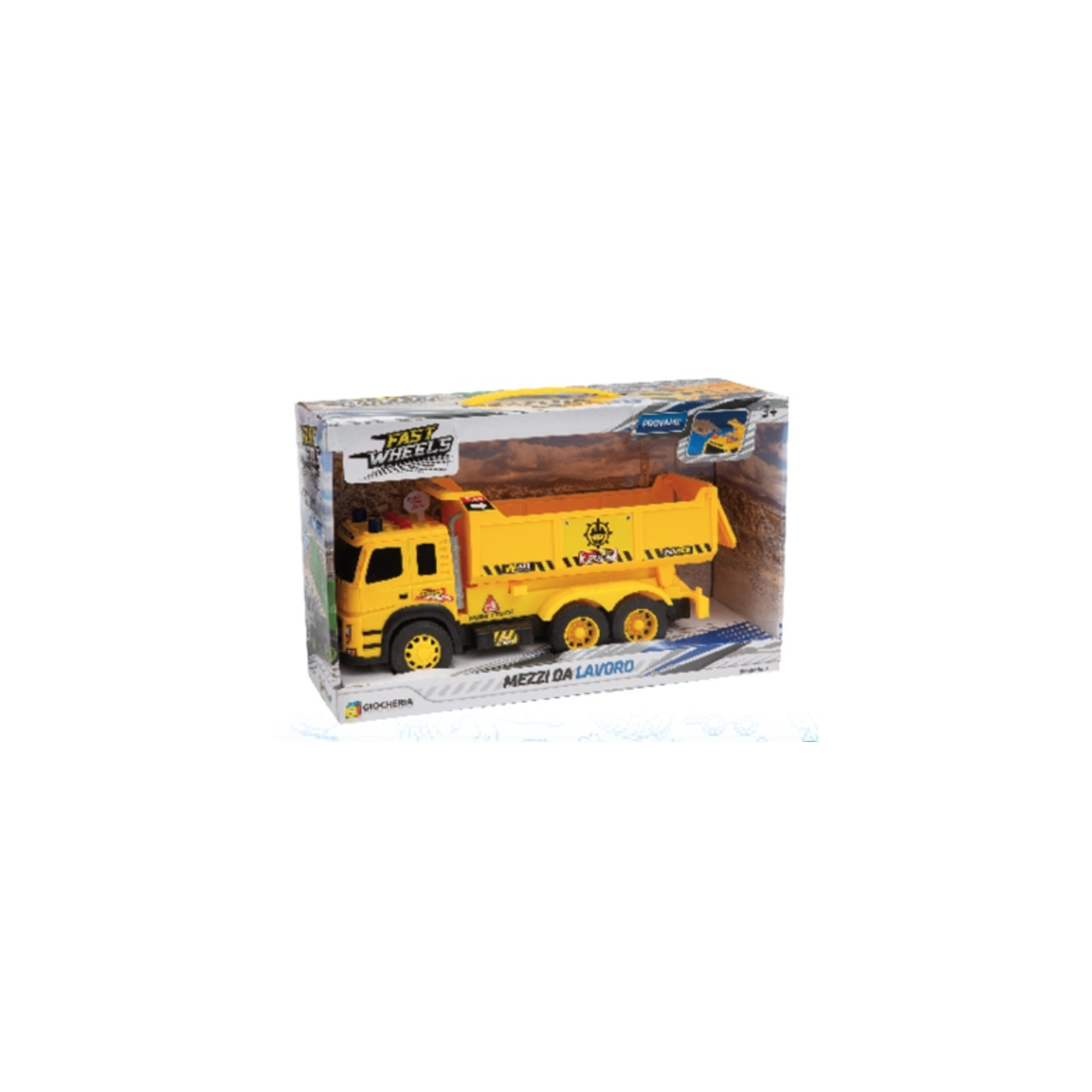 FAST WHEELS - Camion Cava 1:12 - GIOCHERIA SPA - BAMBINO - td-toys.it