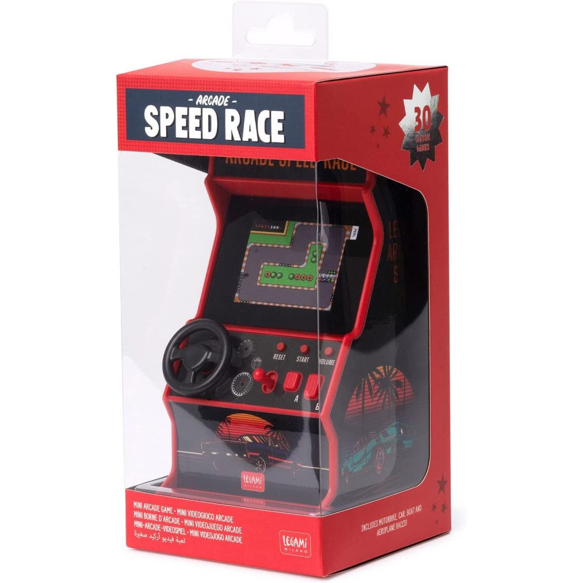 MINI VIDEOGIOCO ARCADE - ARCADE SPEED RACE-LEGAMI MILANO