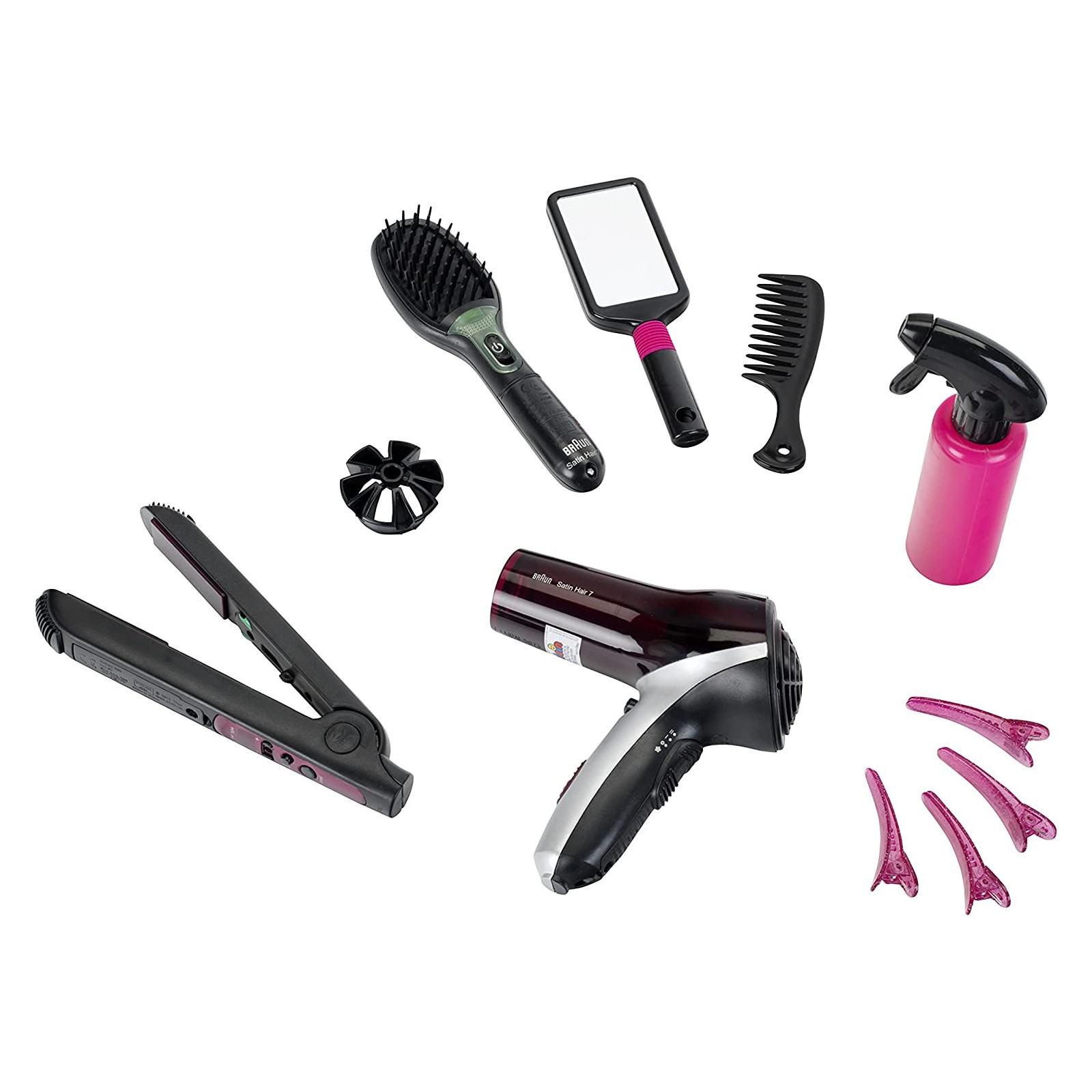 Mega hairstyle set with Braun Satin Hair 7 brush - KLEIN - UNISEX - td-toys.it