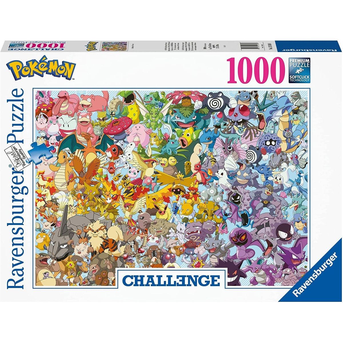 Pokemon Puzzle 1000 pz - Illustrati - Ravensburger - PUZZLE - td-toys.it