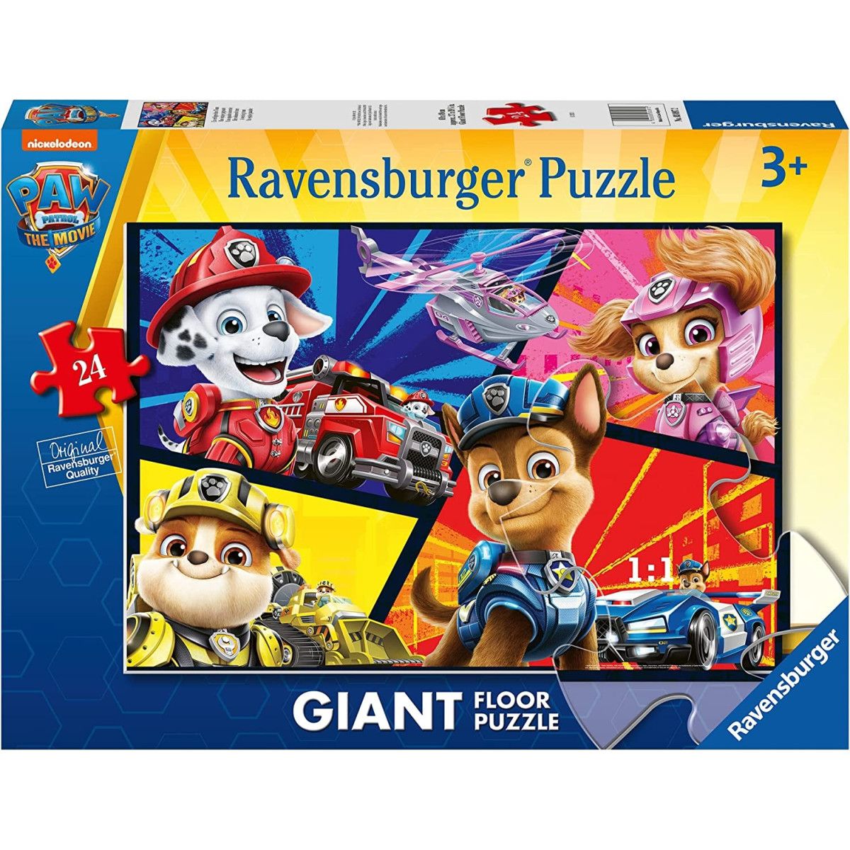 Paw Patrol Movie Puzzle 24 giant Pavimento - Ravensburger - PUZZLE - td-toys.it