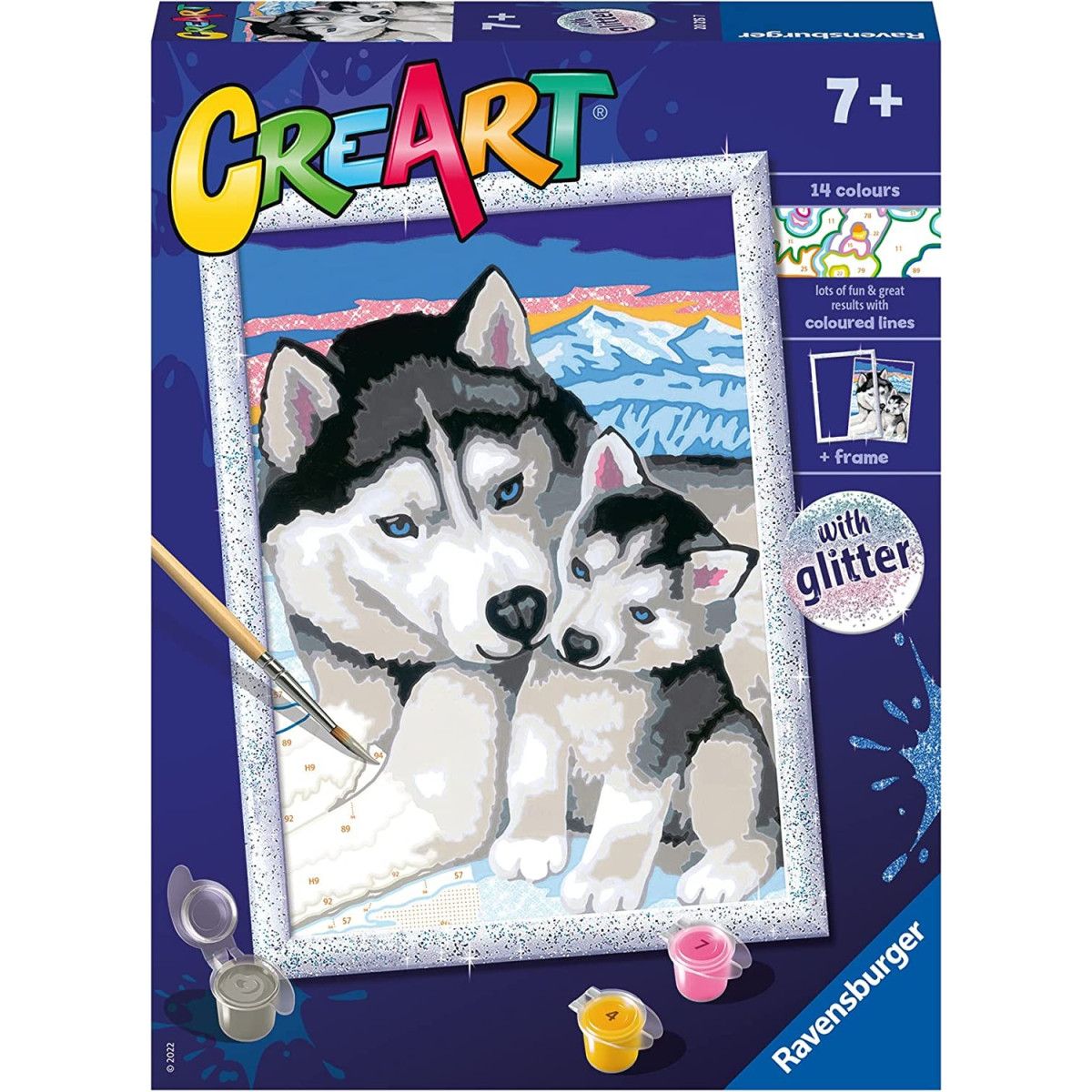 CreArt Serie D - Husky - Ravensburger - PUZZLE - td-toys.it