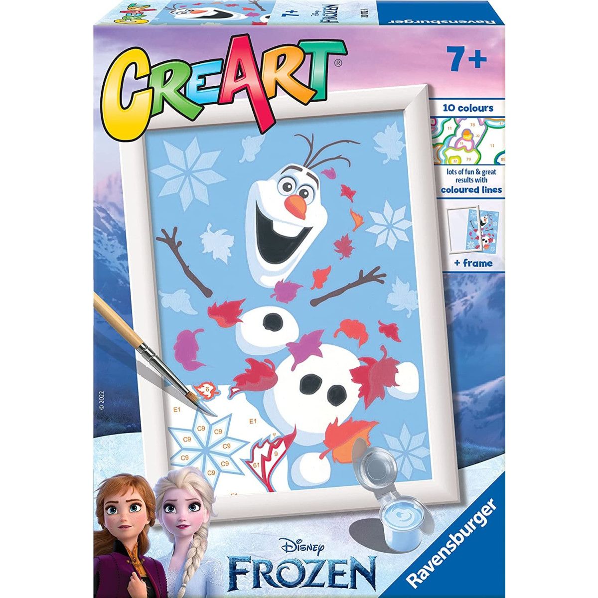 CREART SERIE Cheerful Olaf - Ravensburger - CREATIVI - td-toys.it