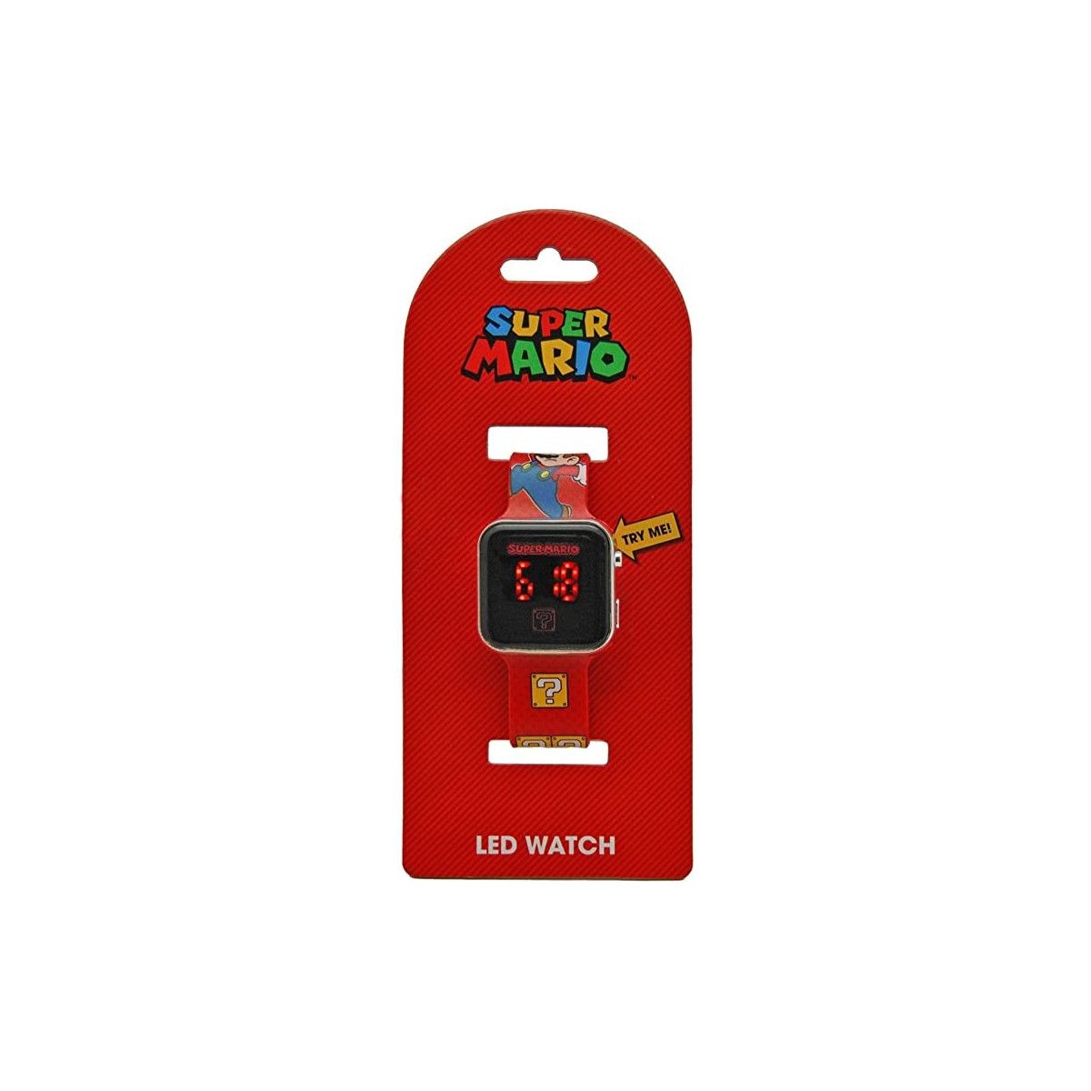 SUPER MARIO OROLOGIO DA POLSO LED - - CLOCK - td-toys.it