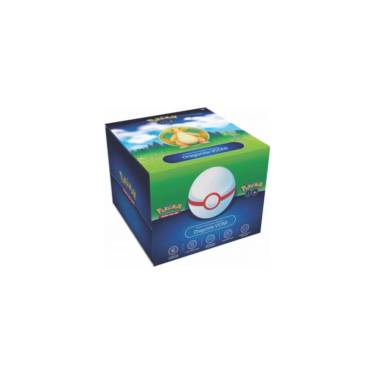 Pokemon GO Collezione Premier Dragonite V Astro (Carte) - THE POKEMON COMPANY INTERNATIONAL - BOARD GAMES' - td-toys.it