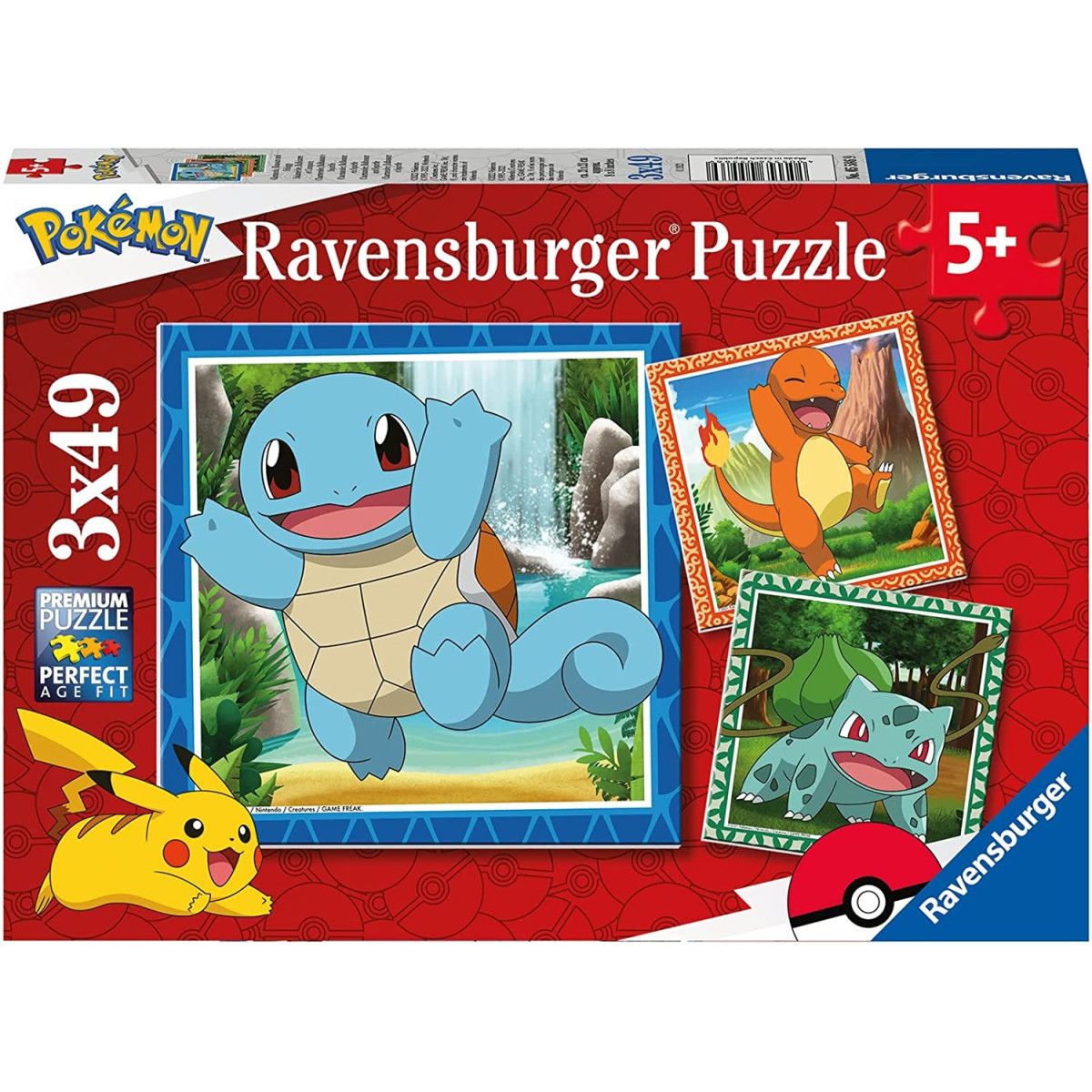 Pokemon 3x49p - Ravensburger - PUZZLE - td-toys.it