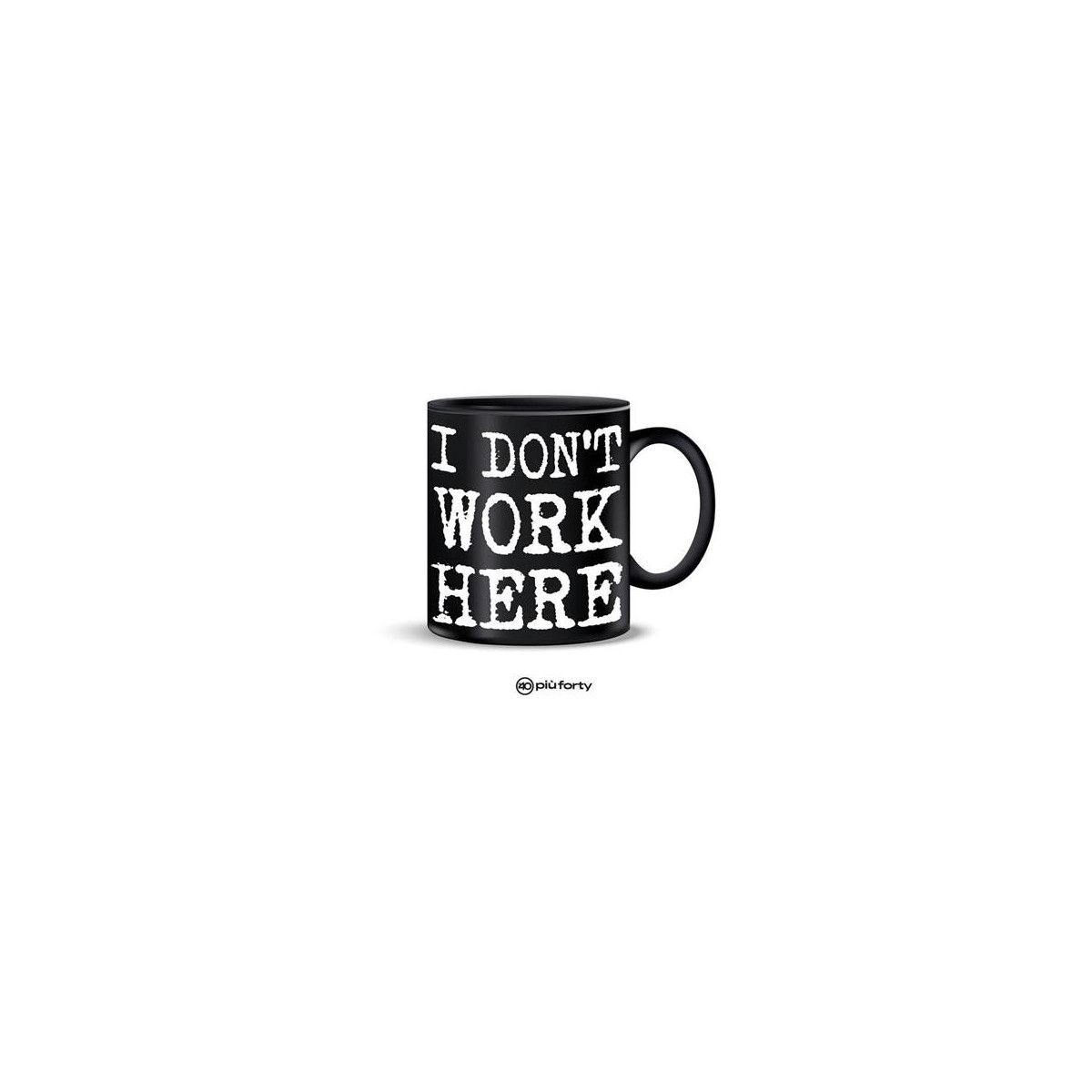 MUG 32,5CL DON'T WORK +FORTY - FRANCO COSIMO PANINI - ARTICOLI DA REGALO - td-toys.it