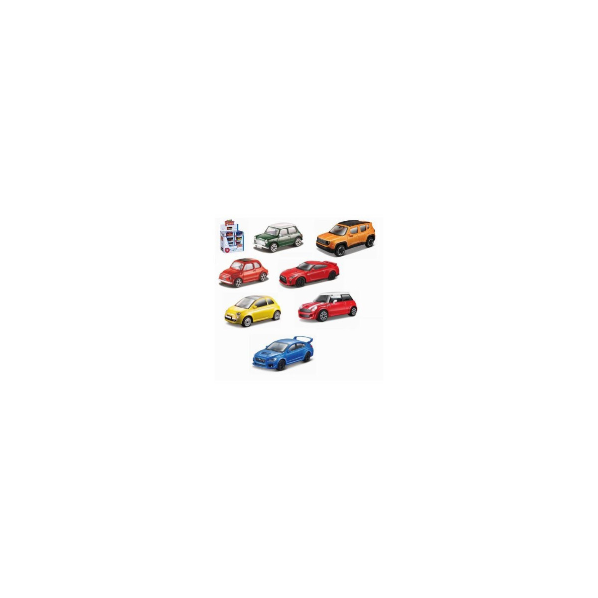 T BBurago 1:43 Assortment-MODELLISMO