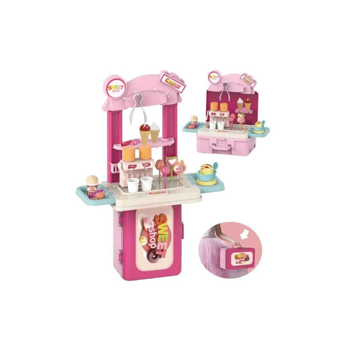 VALIGETTA DOLCI E GELATI 19PZ 3IN1 H18xL23CM - DE.CAR2 - BAMBINA - td-toys.it