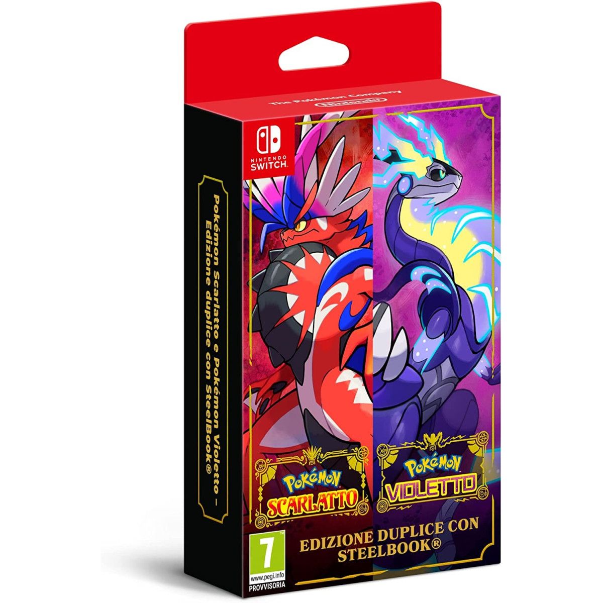 Pokemon Scarlatto & Violetto Steelbook Double Pack - NINTENDO - GAMES - td-toys.it