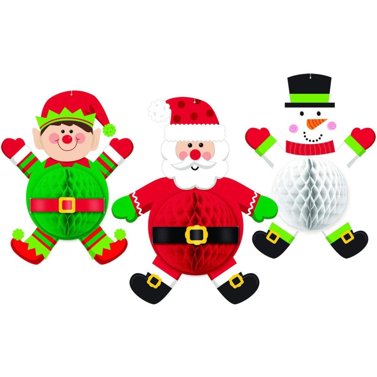 3Deco.nido d'ape personaggi natale35cm - - NATALE - td-toys.it