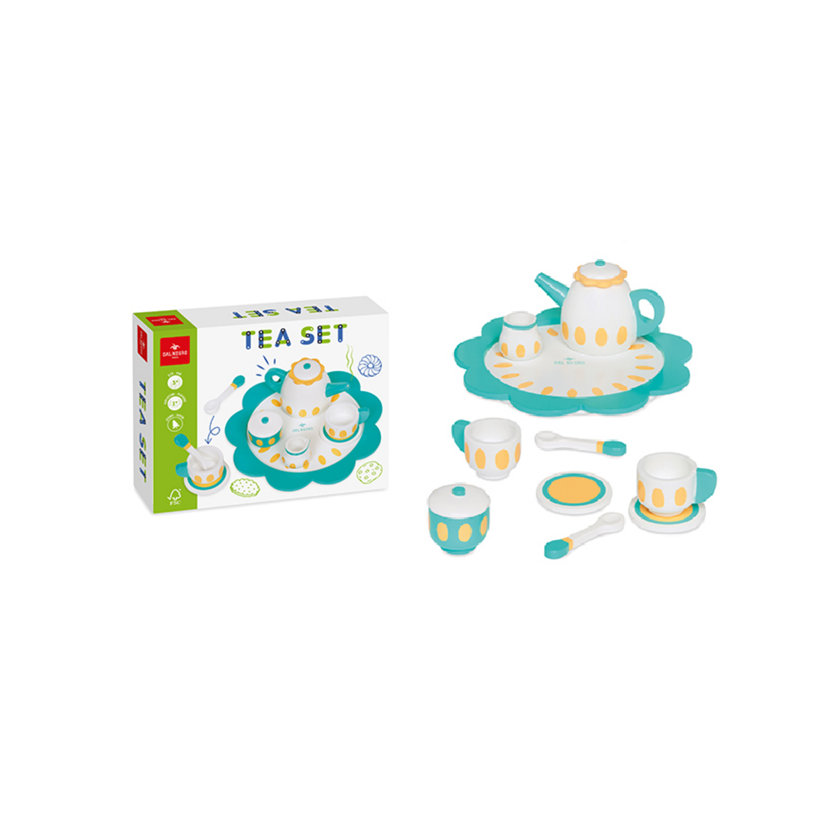 Tea Set - TEODOMIRO DAL NEGRO - WOOD - td-toys.it