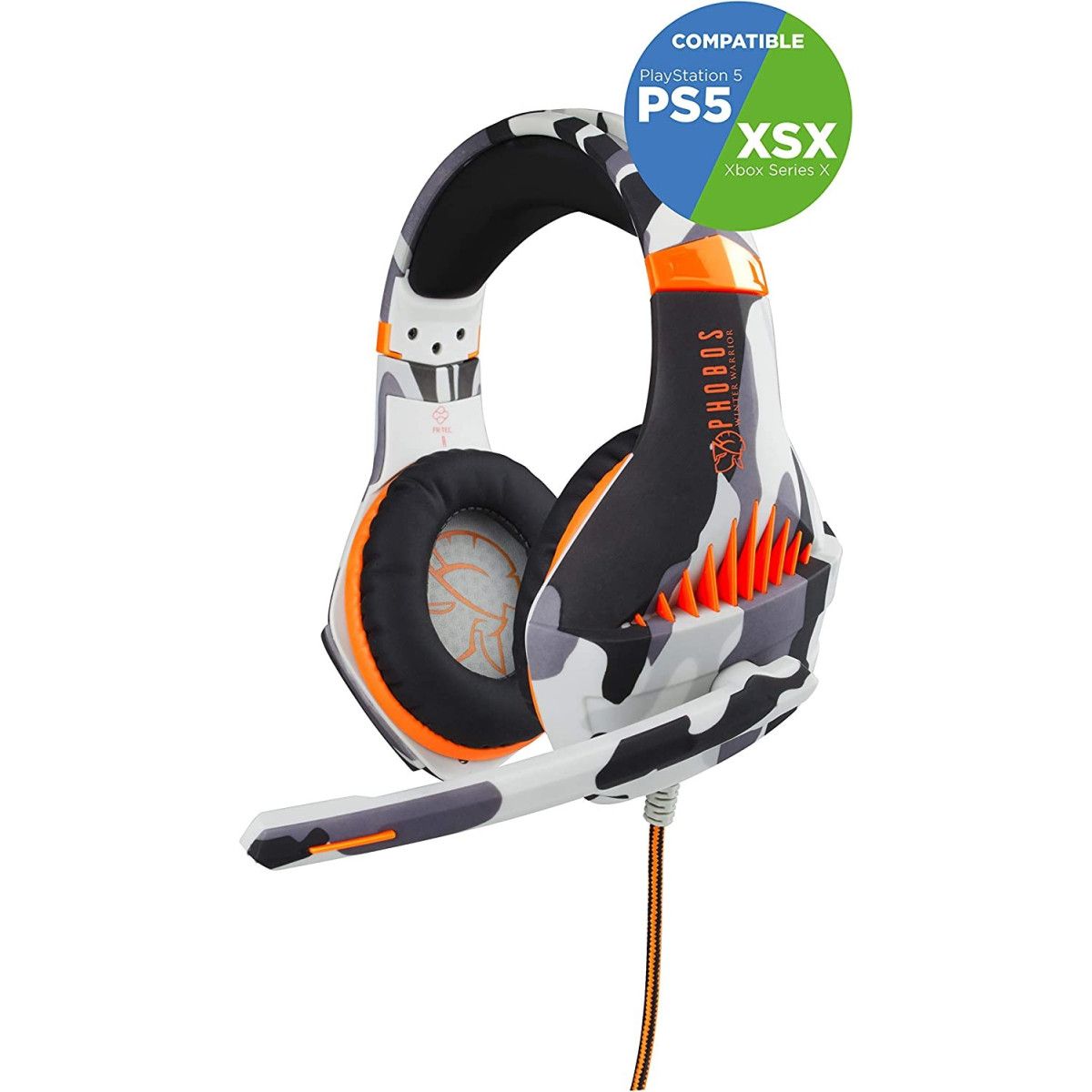 OBO GAMING HEADSET PHOBOS WINTER WARRIOR (Ps5,Ps4,Switch,Xbox,Pc,Mobile) - - CUFFIE GAMER - td-toys.it