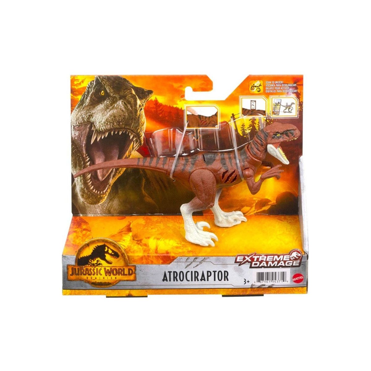 JURASSIC WORLD 3 COLPO SELVAGGIO ATROCIRAPTOR - MATTEL - BAMBINO - td-toys.it