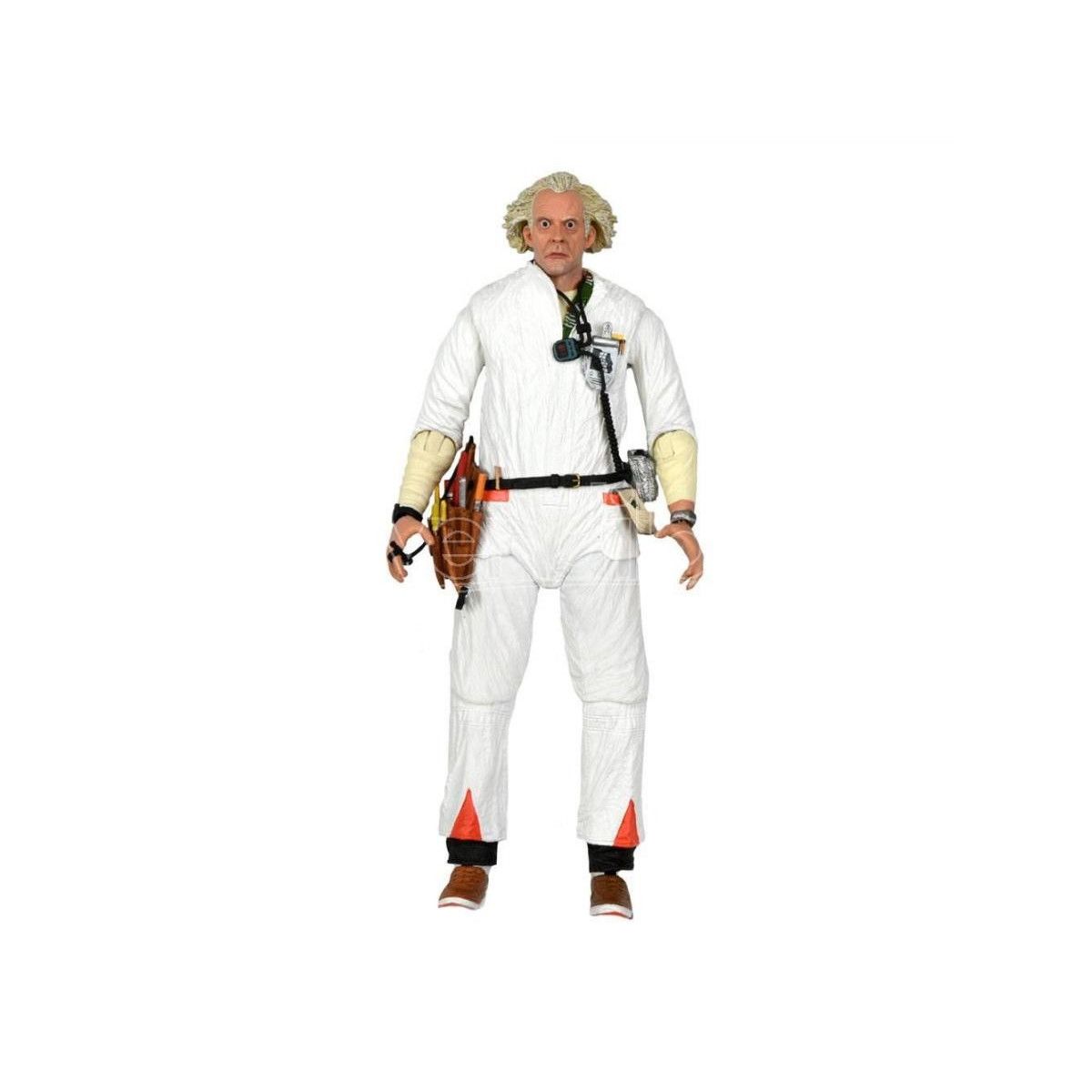 BTTF ULTIMATE DOC BROWN 1985 AF - NECA - ACTION FIGURE - td-toys.it