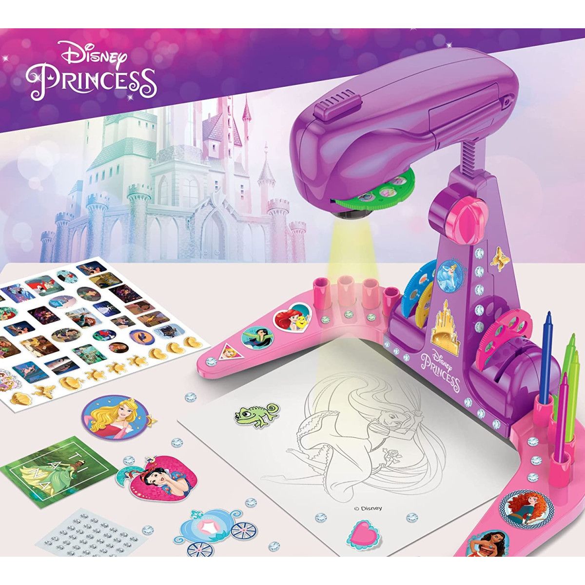 PRINCESS PROIETTORE DRAWING SCHOOL - LISCIANI GIOCHI - TABLET - td-toys.it