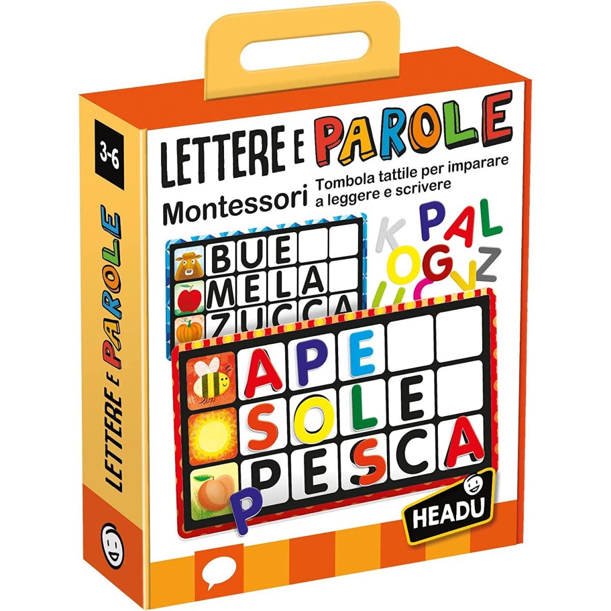 Lettere e Parole Montessori New - HEADU - EDUCATIVI - td-toys.it