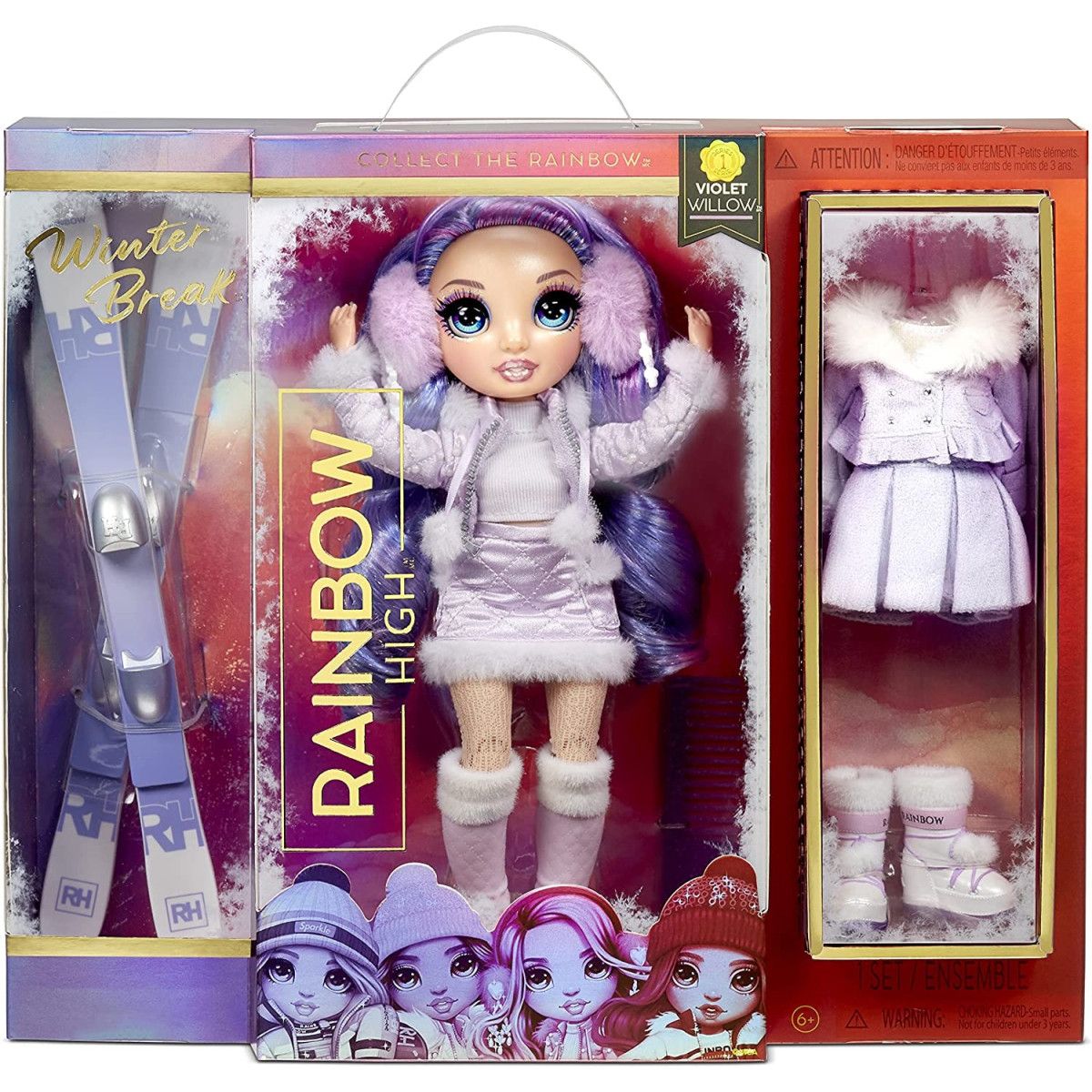 Rainbow High Winter Violet Fashion Doll - MGA - CHILD - td-toys.it