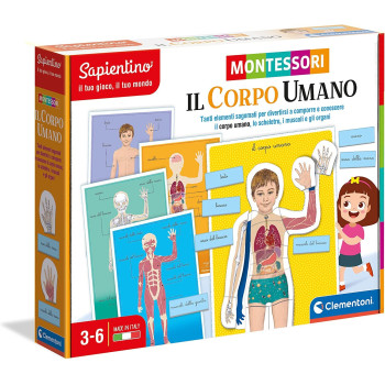 MONTESSORI - CORPO UMANO-GIOCATTOLI EDUCATIVI