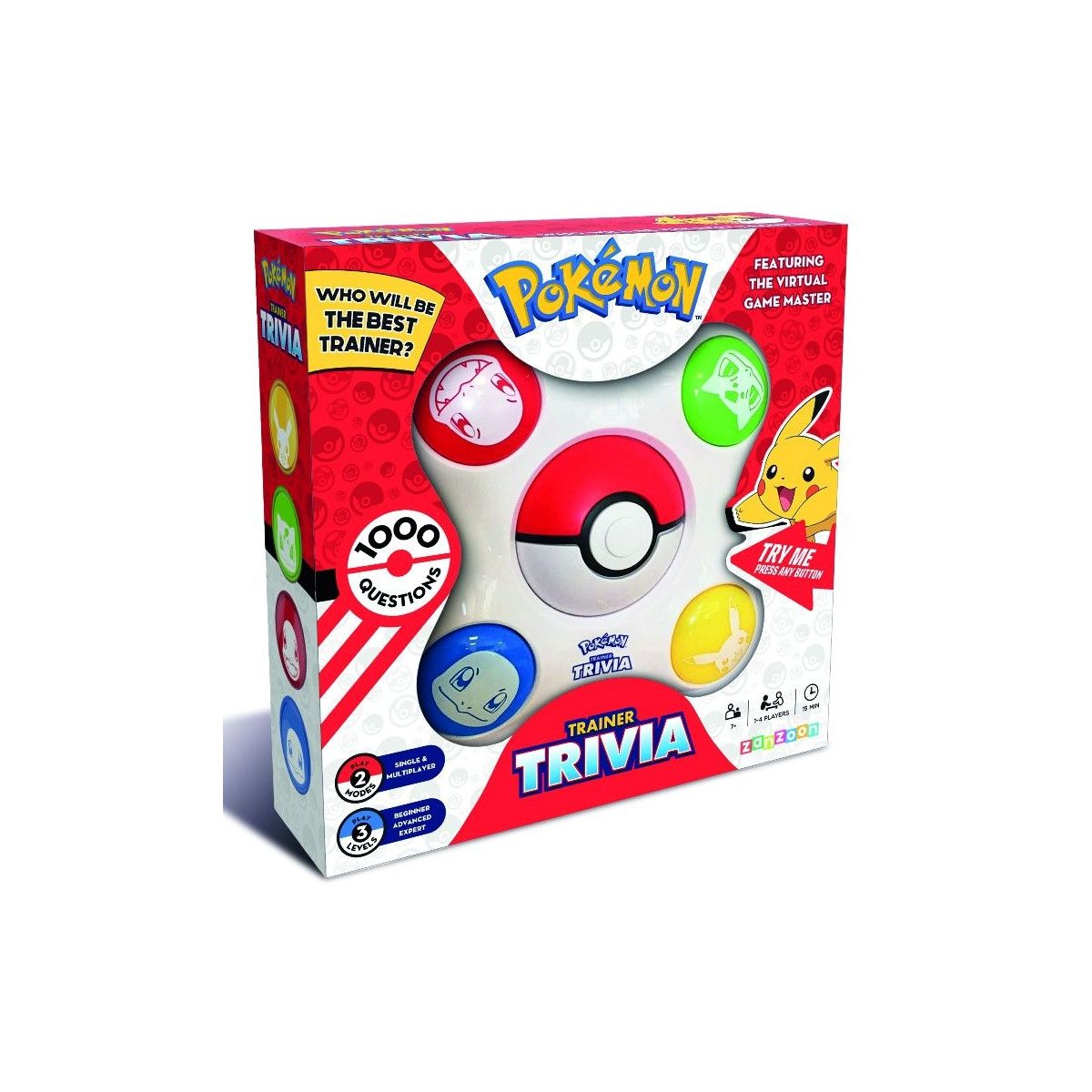 Pokemon Trainer Trivial - THE POKEMON COMPANY INTERNATIONAL - BOARD GAMES' - td-toys.it