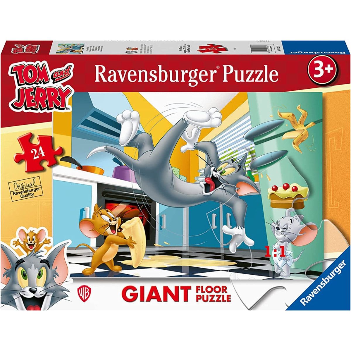 Ravensburger Puzzle 24 giant Pavimento. Tom & Jerry - Ravensburger - PUZZLE - td-toys.it