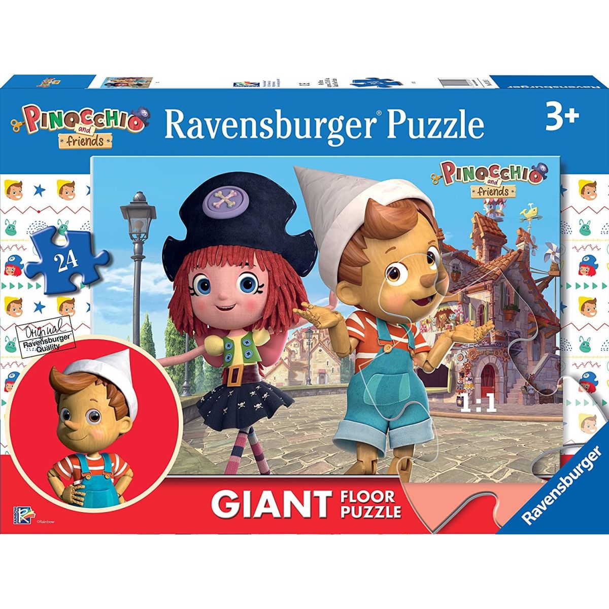 Pinocchio Puzzle 24 Giant Ravensburger - Ravensburger - PUZZLE - td-toys.it