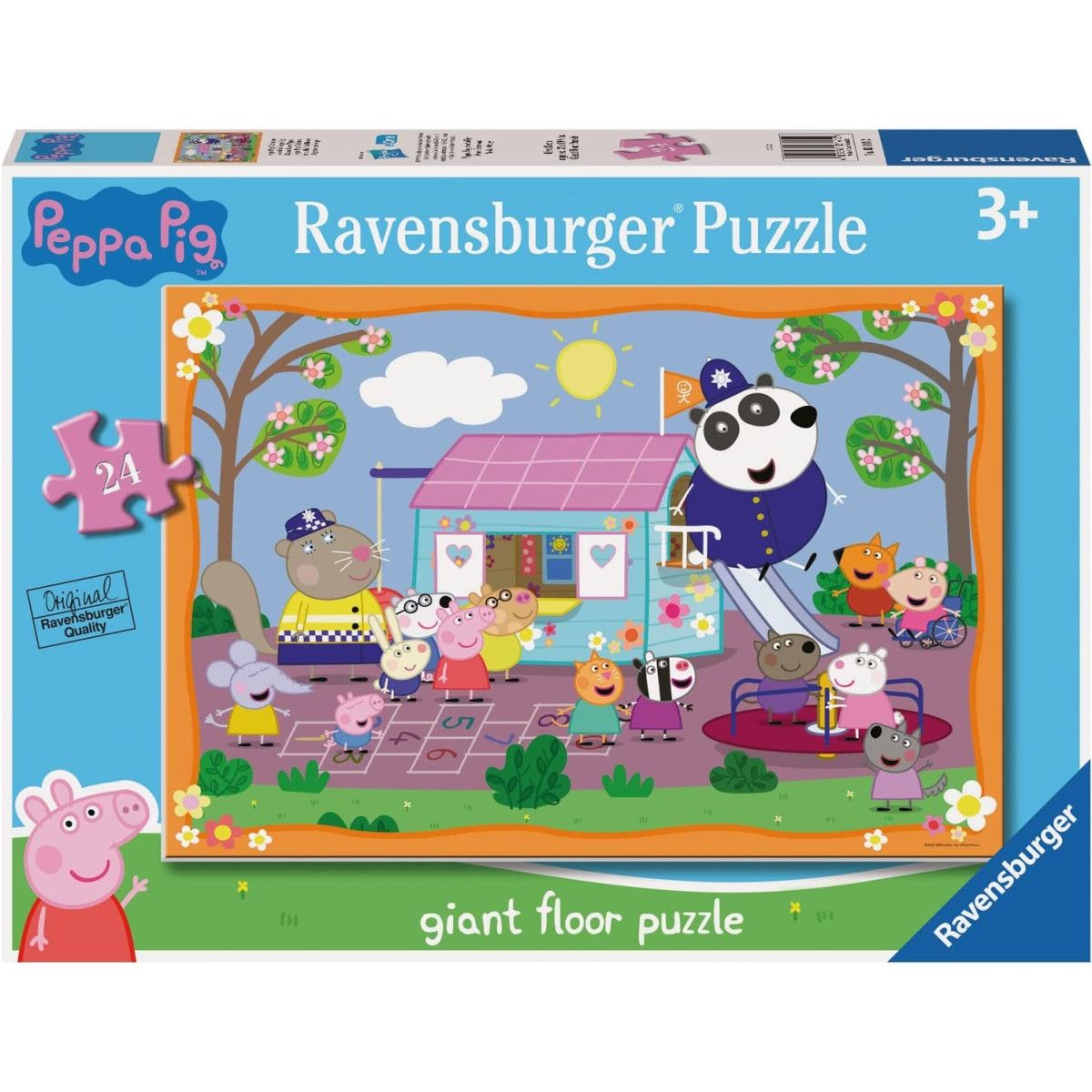 Peppa Pig Club House Puzzle 24 giant Pavimento - Ravensburger - PUZZLE - td-toys.it