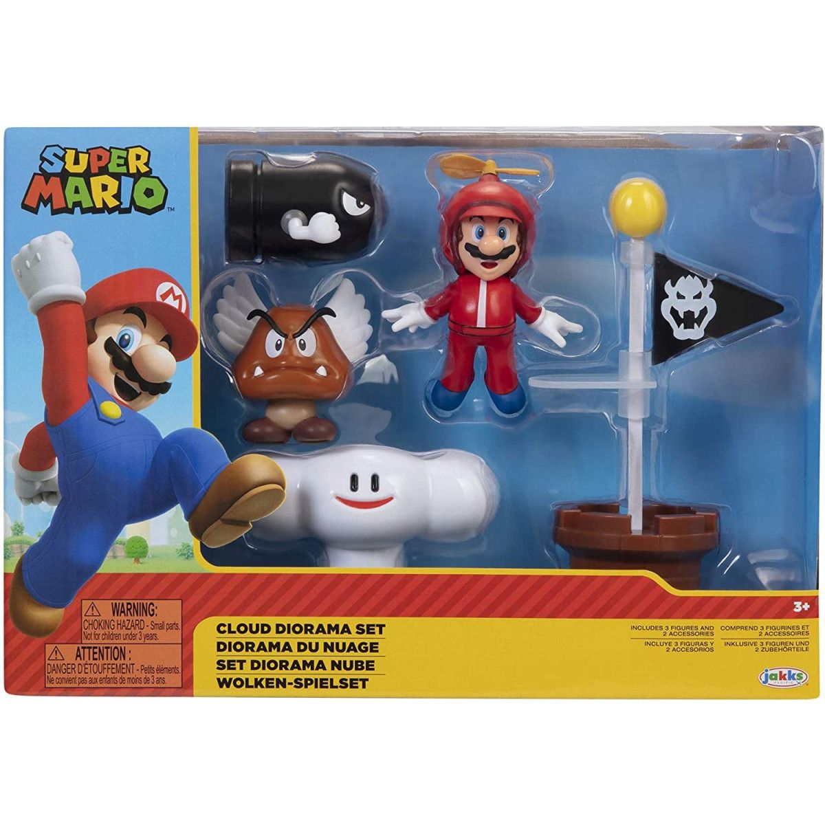 NINTENDO SUPER MARIO 2.5 CLOUD DIORAMA 401994 - Jakks Pacific - ACTION FIGURES - td-toys.it