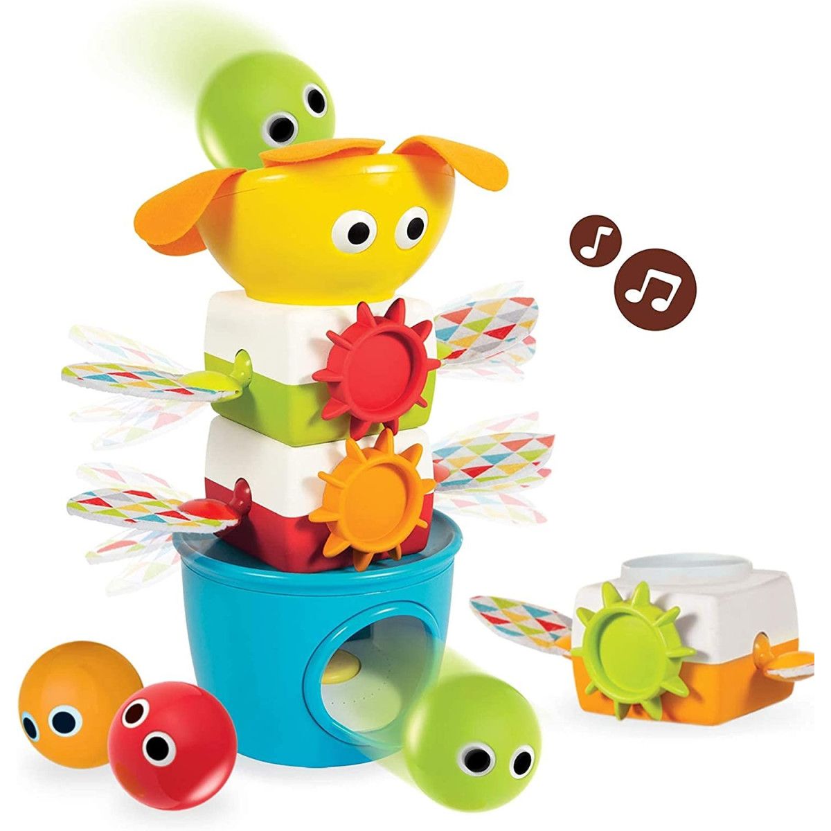 Yookidoo - Tumble Ball Stacker-PRIMA INFANZIA