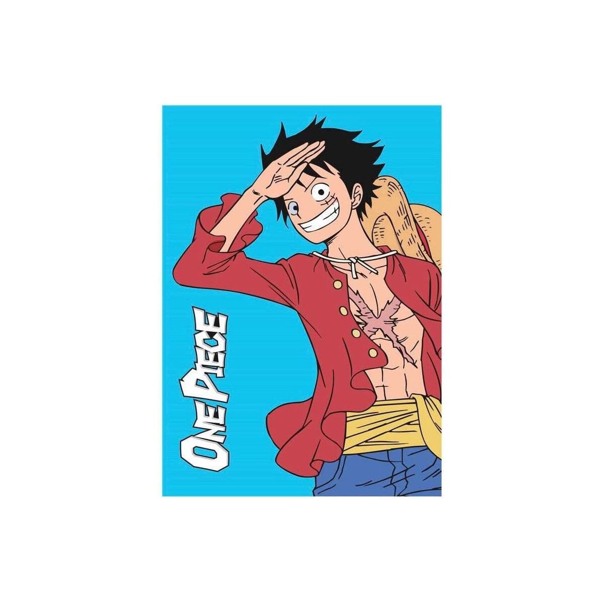 ONE PIECE Coperta in pile Luffy (100x140cm) - - GADGETS - td-toys.it