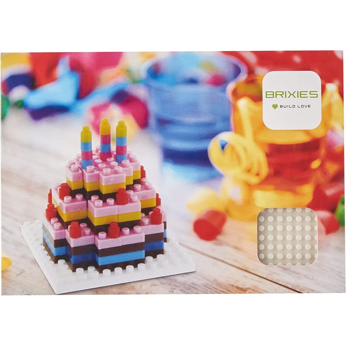 Brixies - Cartolina Torta di Compleanno - 98 pz. - BRIXIES - CREATIVI - td-toys.it