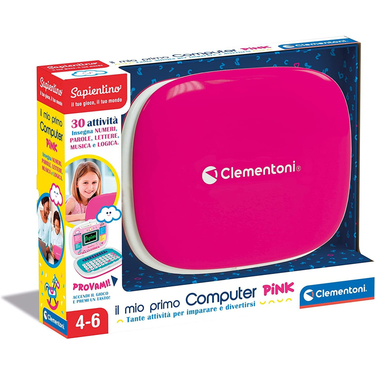 IL MIO PRIMO LAPTOP - PINK - Clementoni - EDUCATIONAL - td-toys.it