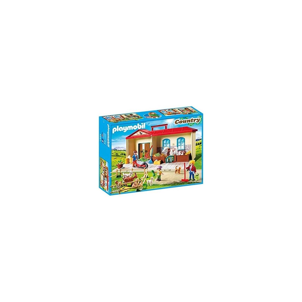 Country fattoria portatile Playmobil - PLAYMOBIL - PLAYMOBIL - td-toys.it