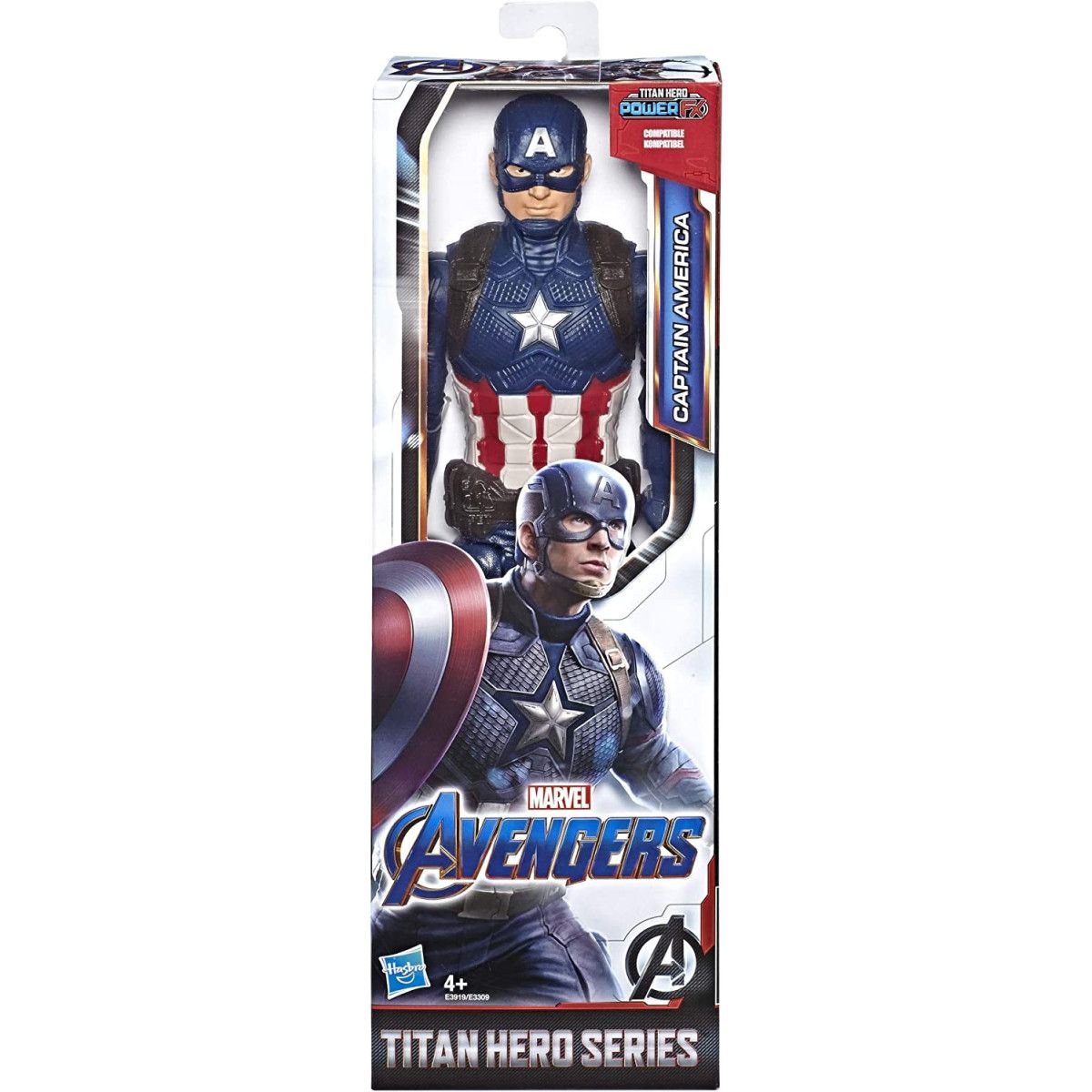 Marvel Avengers Titan Hero Series Captain America Action Figure - HASBRO - UNISEX - td-toys.it