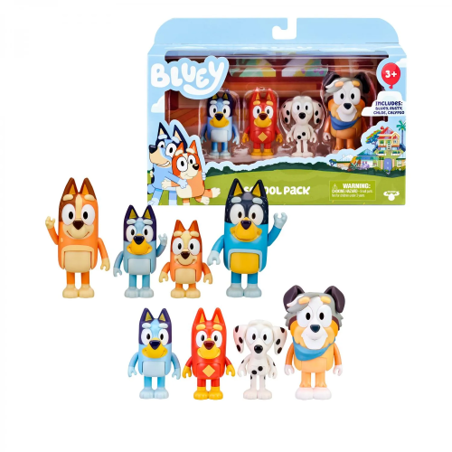 BLUEY SET 4 PERSONAGGI A BLY09000