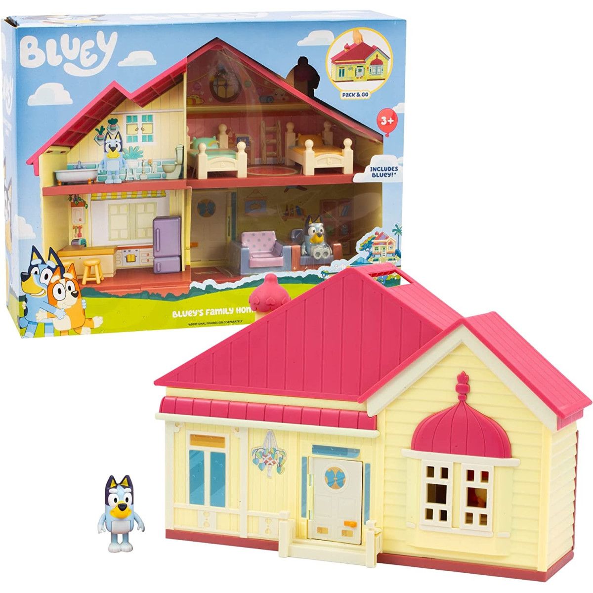 BLUEY PLAYSET CASA C/1 PERSONAG.BLY04000 - GIOCHI PREZIOSI ITALIA SRL - UNISEX - td-toys.it