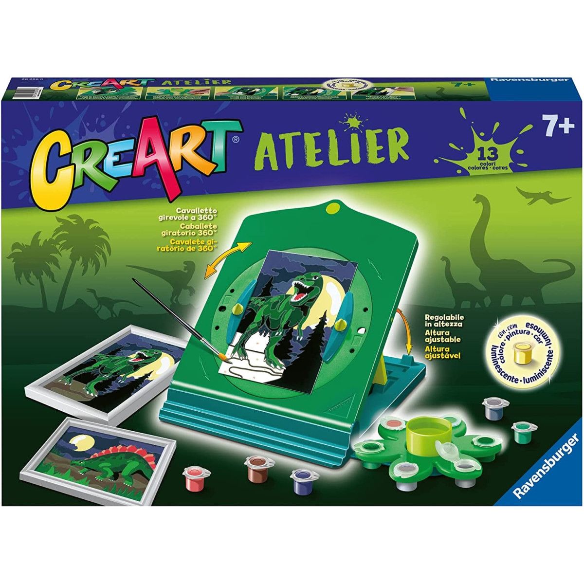 CreArt Atelier - Dinosauri - Ravensburger - CREATIVI - td-toys.it