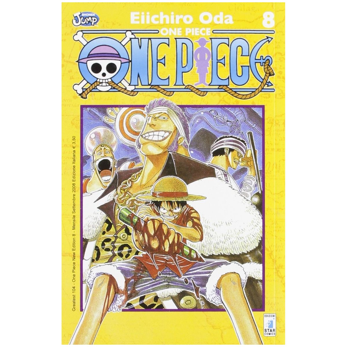 ONE PIECE NEW ED 8 - EDIZIONI STAR COMICS - FUMETTI MANGA - td-toys.it