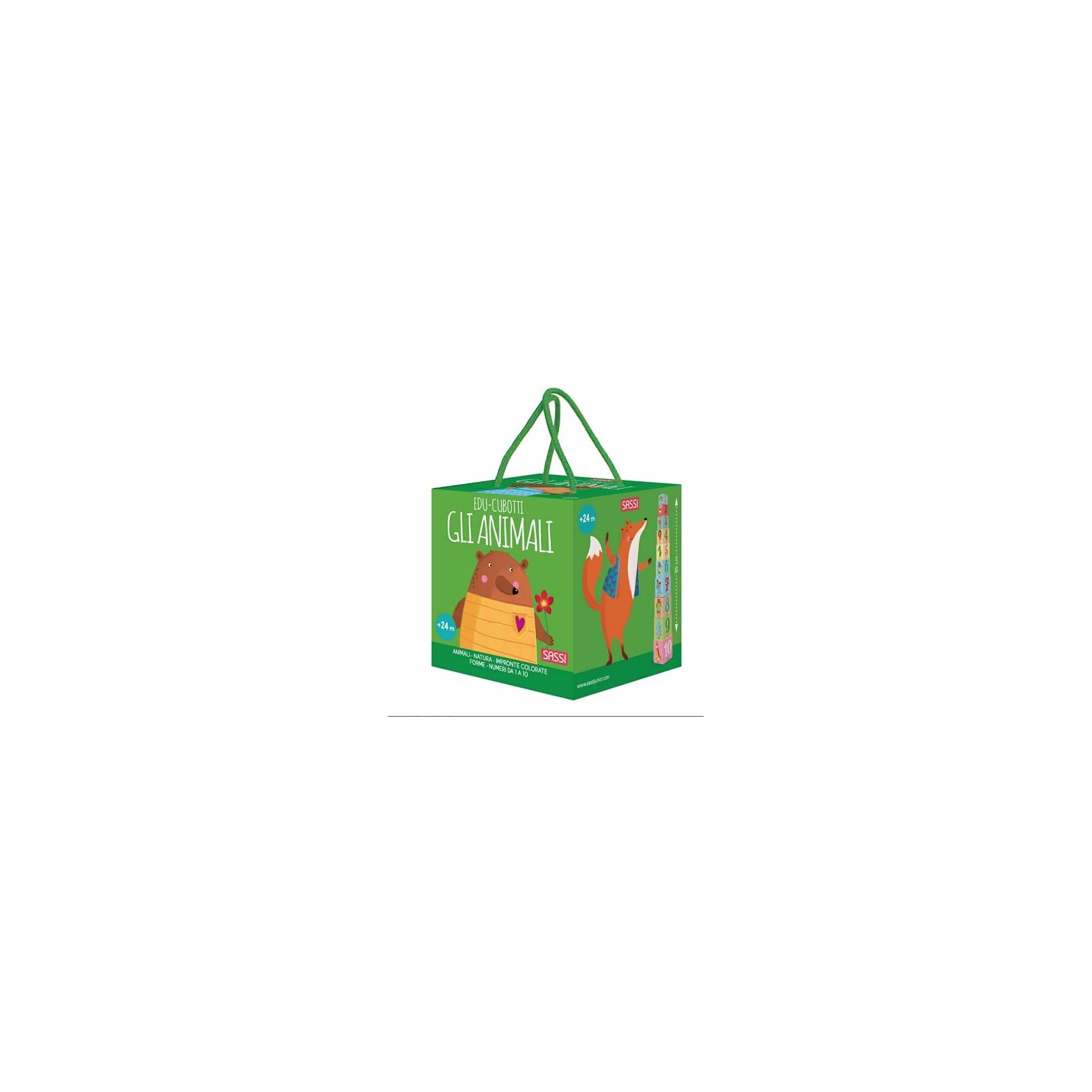 Educational Blocks - Animals - SASSI EDITORE - SASSI EDITORE - td-toys.it