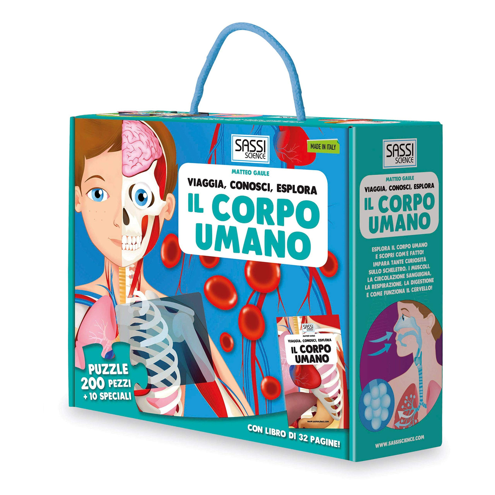 TLE - IL CORPO UMANO - N.E. 2018 - SASSI EDITORE - SASSI EDITORE - td-toys.it