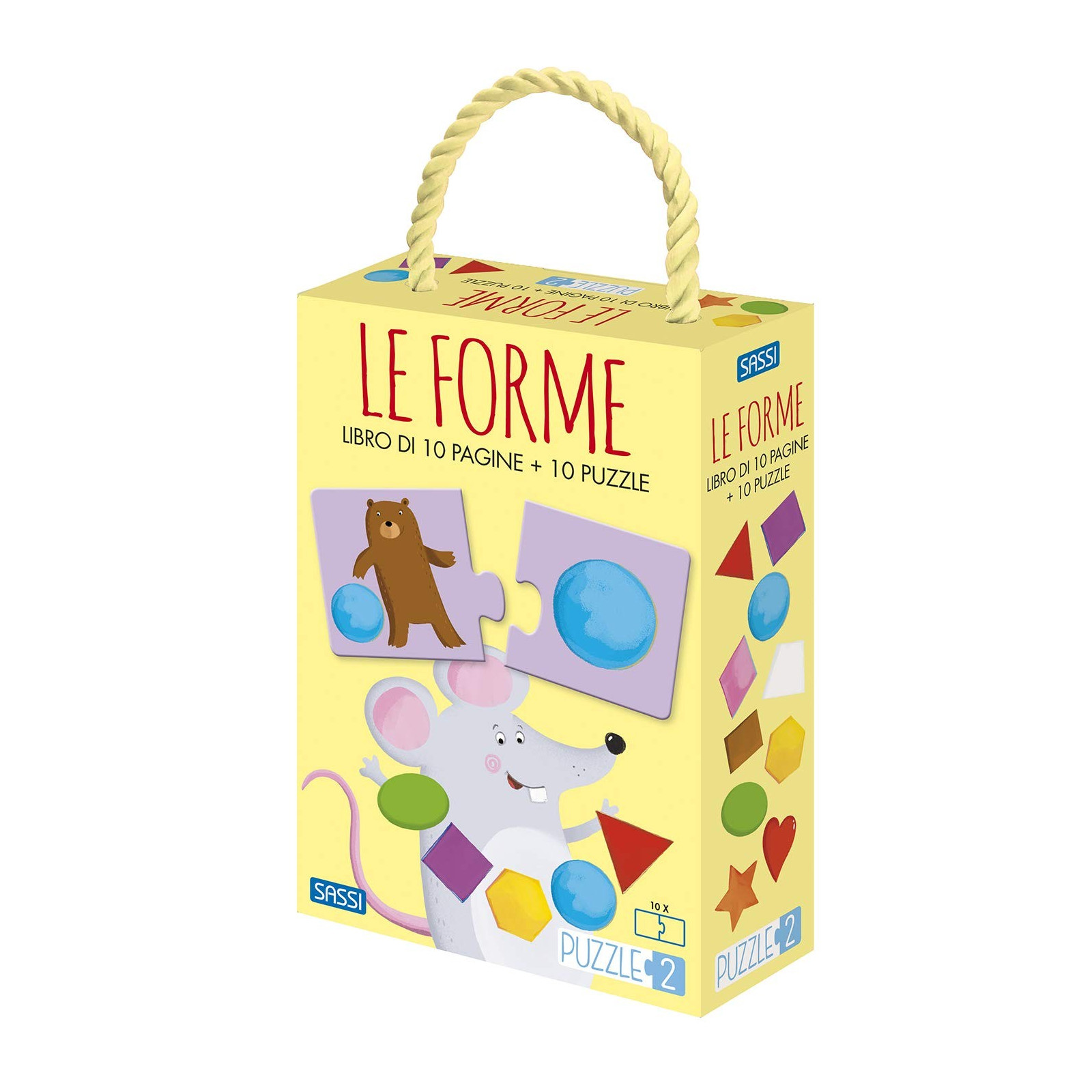 PUZZLE 2 - LE FORME - N.E 2019 - SASSI EDITORE - SASSI EDITORE - td-toys.it